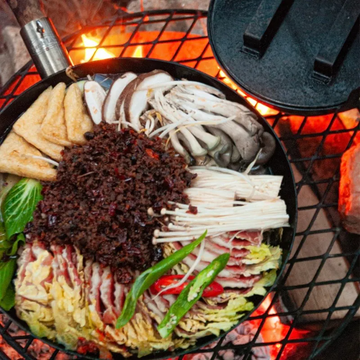 BushLab • Bush Wok Full Set 野炊焚火炒鍋 - 焚火料理熱炒入魂