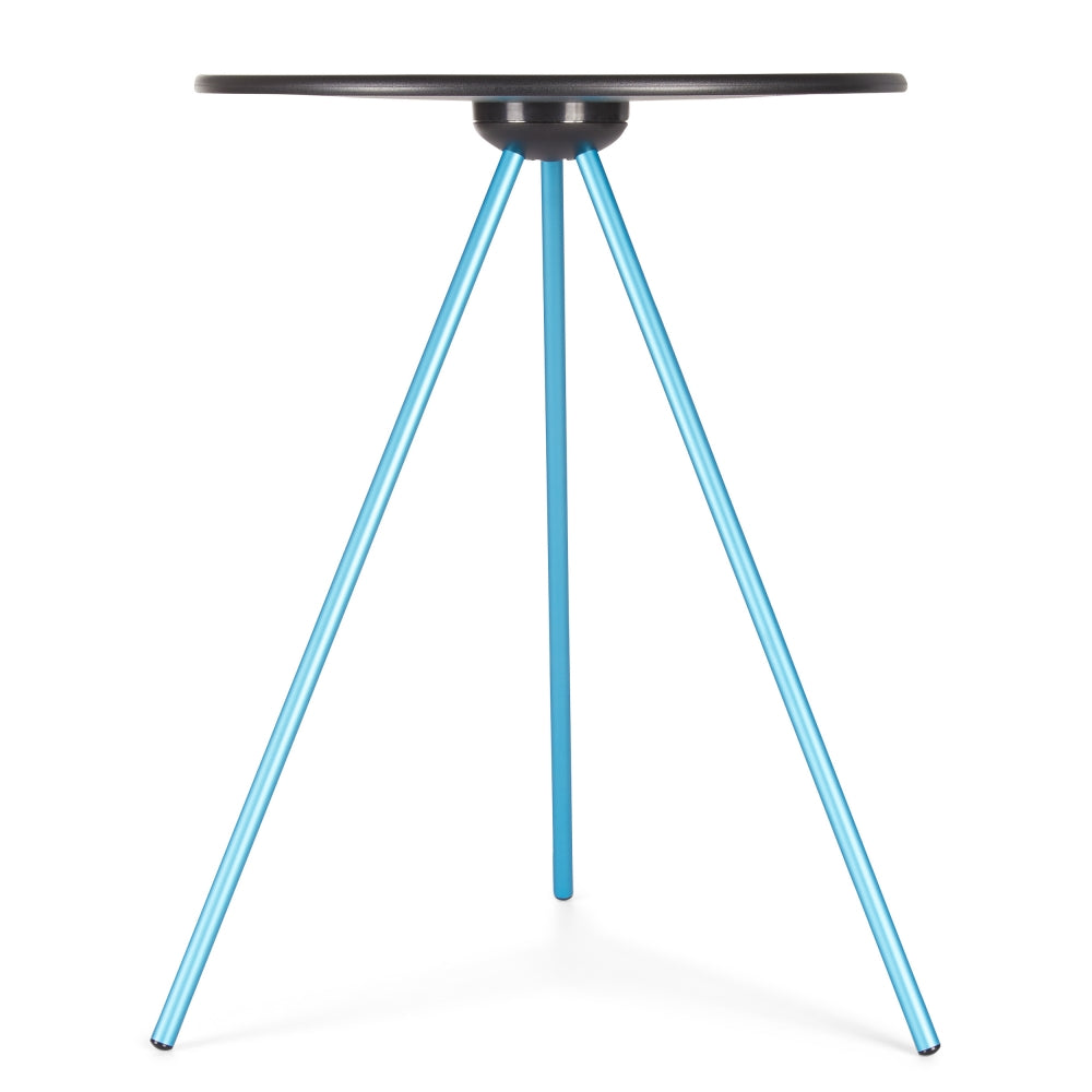 Helinox • Side Table 輕量茶几M (黑桌 ✕ 經典湛藍色骨架) Black ✕ Cyan Blue