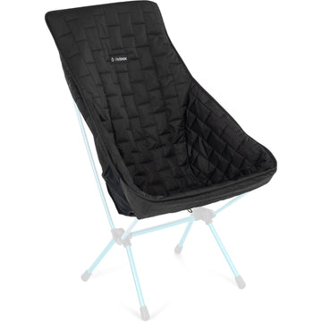 Helinox • 雙面雙色保暖椅套(黑×狼棕) |Seat Warmer for Chair One Highback(re)輕量高背戶外椅專用