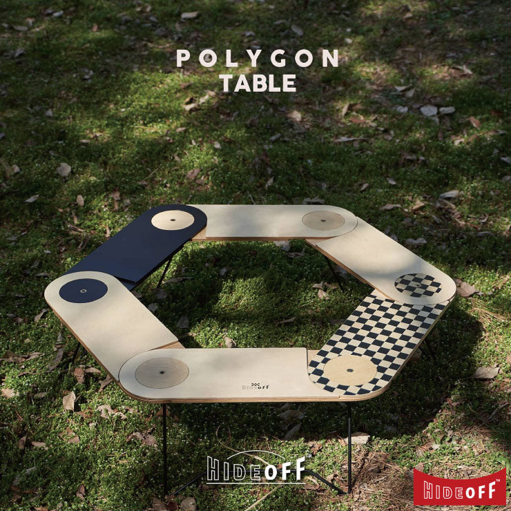 HIDE OFF • Polygon Hexa Table 幾何百變六角桌 (基本款)