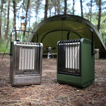 Minimal Works | 暖和的溫吉瓦斯暖爐 | ONGI Gas Heater 金屬銀/橄欖綠(公司貨) 少量現貨囉