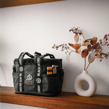 BLACK DESIGN 1/4 單位袋 黑色 台灣露營收納袋