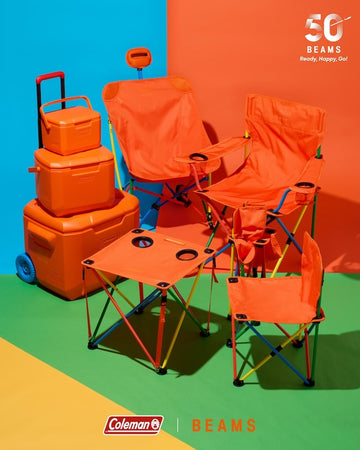 露營圈最強橘色風暴：Coleman x BEAMS 50 週年限定「Crazy Color」系列強勢回歸