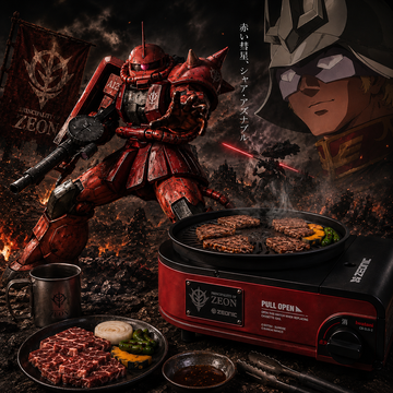 夏亞專用薩克風格吉翁軍聯名燒肉爐