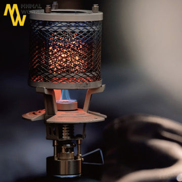 Minimal Works Etna Heater 戶外瓦斯暖爐燃燒網罩特寫