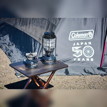 Coleman 50 Limited 第二彈黑色 Sports Star II 汽化爐、North Star 汽化燈與週年帳篷情境