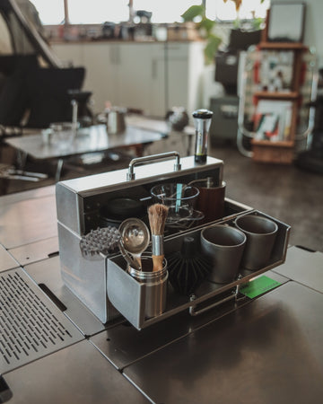 Comma Nine｜原鋁雙開收納箱｜Raw Lacquer-6061 Tool Box｜