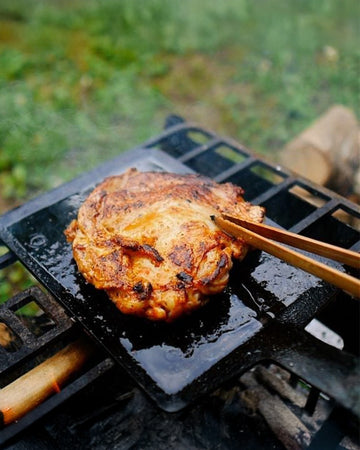 YOKA GRIDDLE｜野炊鐵板｜隨便煎什麼都好吃｜附收納袋｜Made in Japan