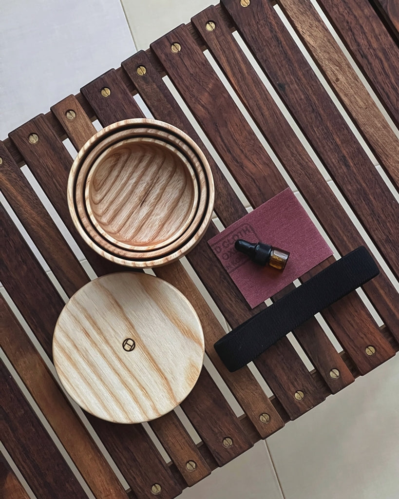 Gongnam Gear｜貴人之器｜手作白蠟木器皿套組｜可堆疊設計