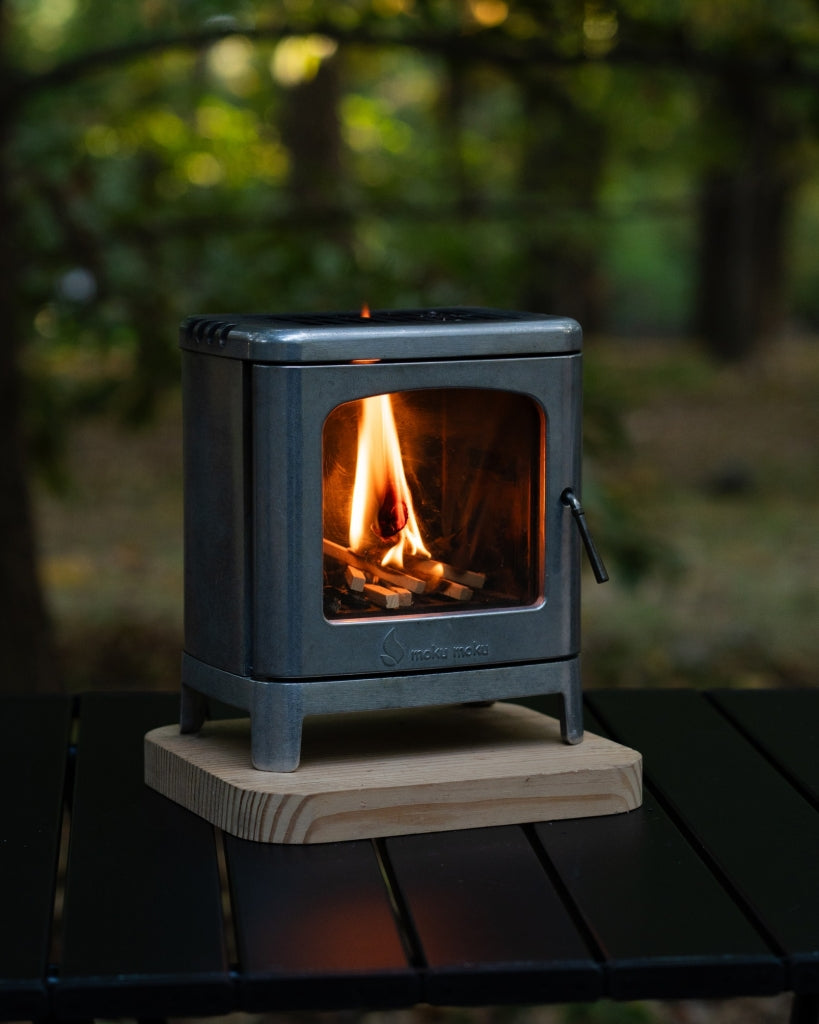 moku moku mini stove｜桌上型小柴火爐｜小壁爐｜在桌邊留一個有火的角落