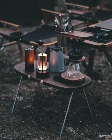 PROLOG TOTE TABLE｜實木手提桌 (OVAL 橢圓款)｜胡桃木/橡木 兩種款式