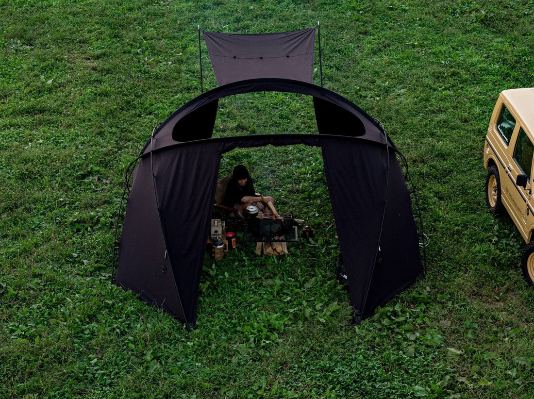 nerudesignworks ✕ TFStents｜Patio Tent 望空帳篷 (黑/沙棕 2色)