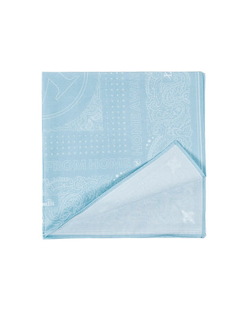 Ladit® 經典變形蟲圖騰多用途方巾｜桌巾｜Bandana Blue