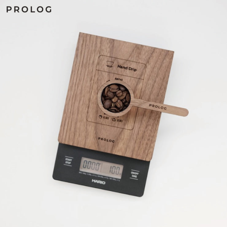 Prolog • 電子秤專用胡桃木飾板 for HARIO VSTN-2000B/2000B plus (僅販售飾板，不包含電子秤喔)