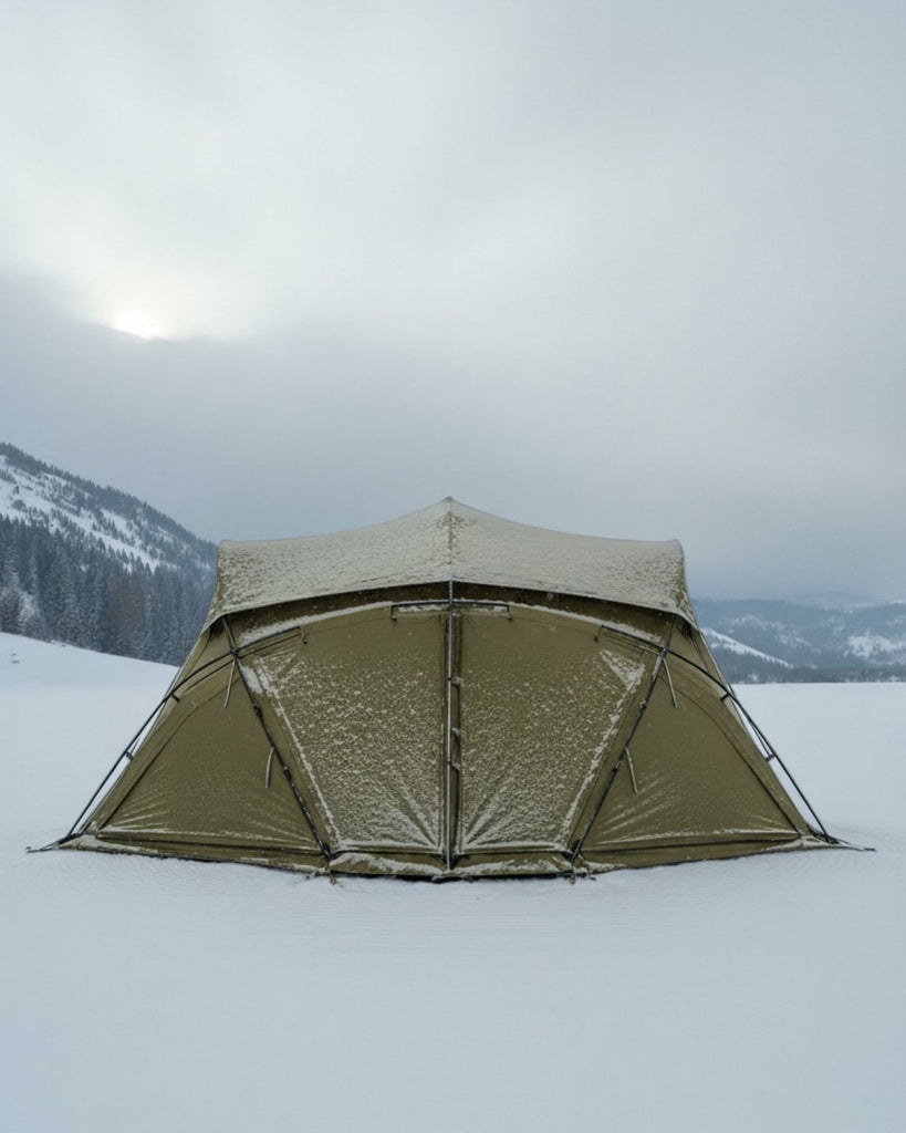 Helinox｜Tac W-Tarp 5.0 + Roof (帳篷+頂布組合) Military Tan 軍棕W