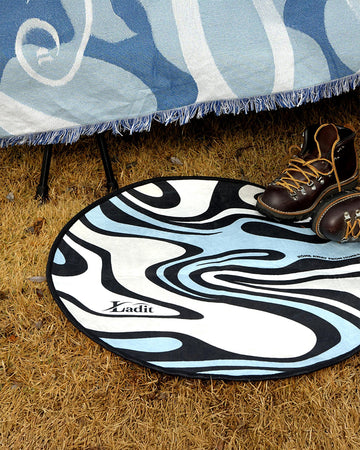 Ladit® 大理石紋玄關圓墊｜Door Mat Round ArtMarble