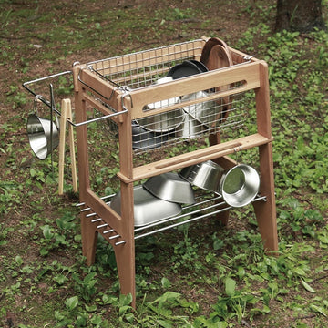 holler • 家庭號拼木瀝水架 Dish Dryer Wood Rack