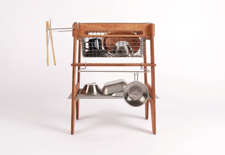 holler • 家庭號拼木瀝水架 Dish Dryer Wood Rack