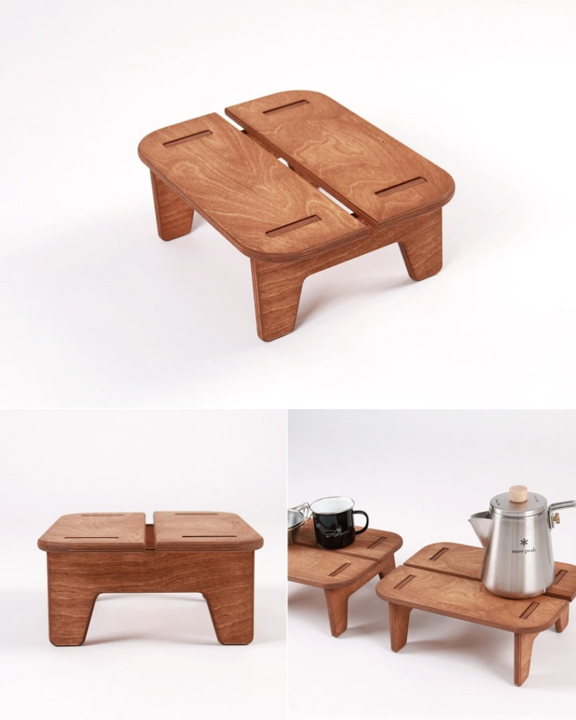 holler｜mini table 拼木小桌｜隨處都能放的那張小桌 (附收納袋)