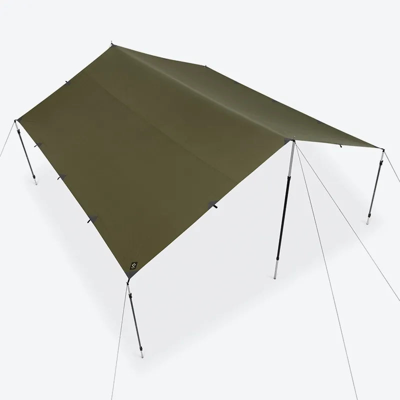 Helinox｜戰術方型天幕 420x420cm｜軍棕 Military Tan｜Tac. Recta 4.2