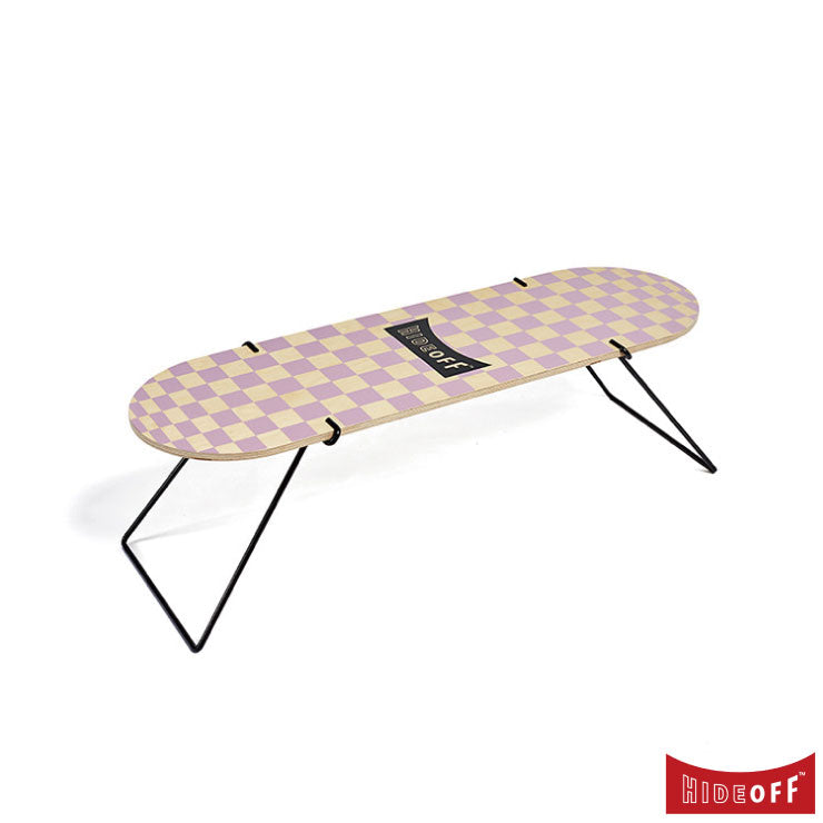 HIDE OFF • 1P TABLE 滑板桌 (紫色棋盤)