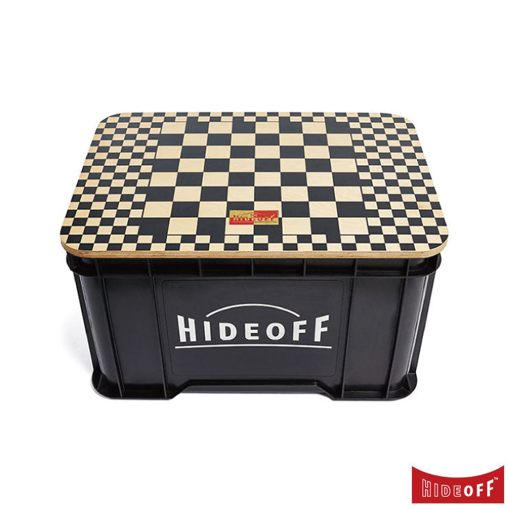 HIDE OFF • CargoBox 棋盤風格裝備收納箱(黑)