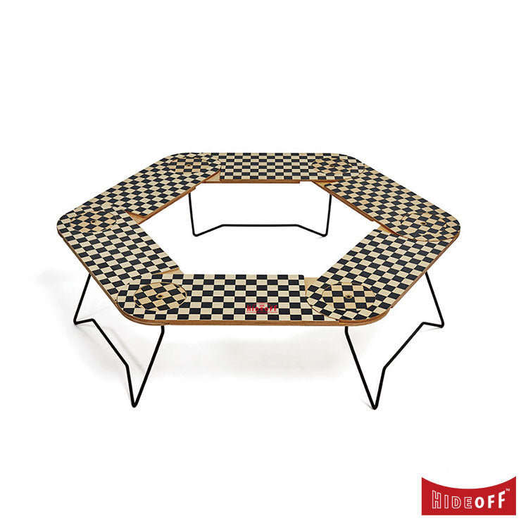 HIDEOFF • Polygon Hexa Table 幾何百變六角桌 (棋盤限量款)