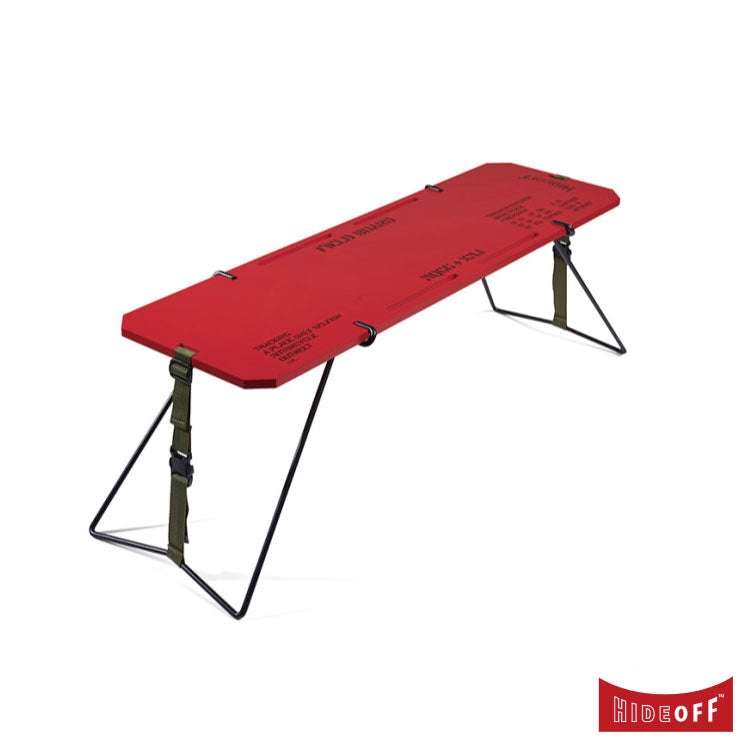 HIDEOFF • FIELD BOARD 軍風菲爾德小桌 (紅) #絕版出清_售完為止