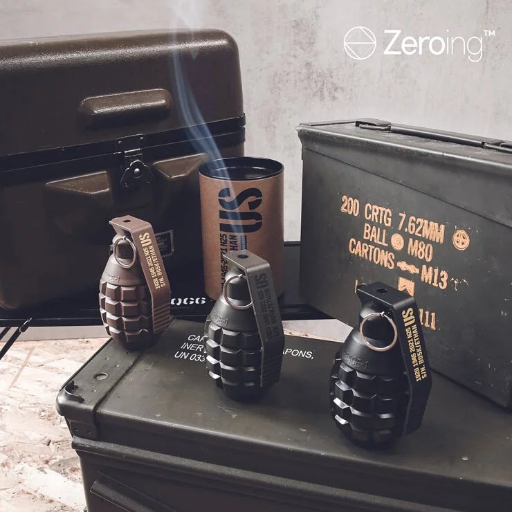 ZEROING • 手榴彈造型薰香座 (黑/沙/綠)3色