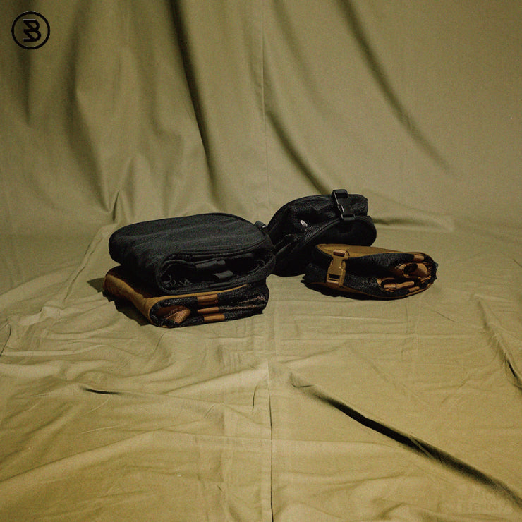 BrooklynWorks • Mesh Bag 多用途摺疊網袋 - S/L兩種尺寸 黑/狼棕兩種配色 - 現貨供應中