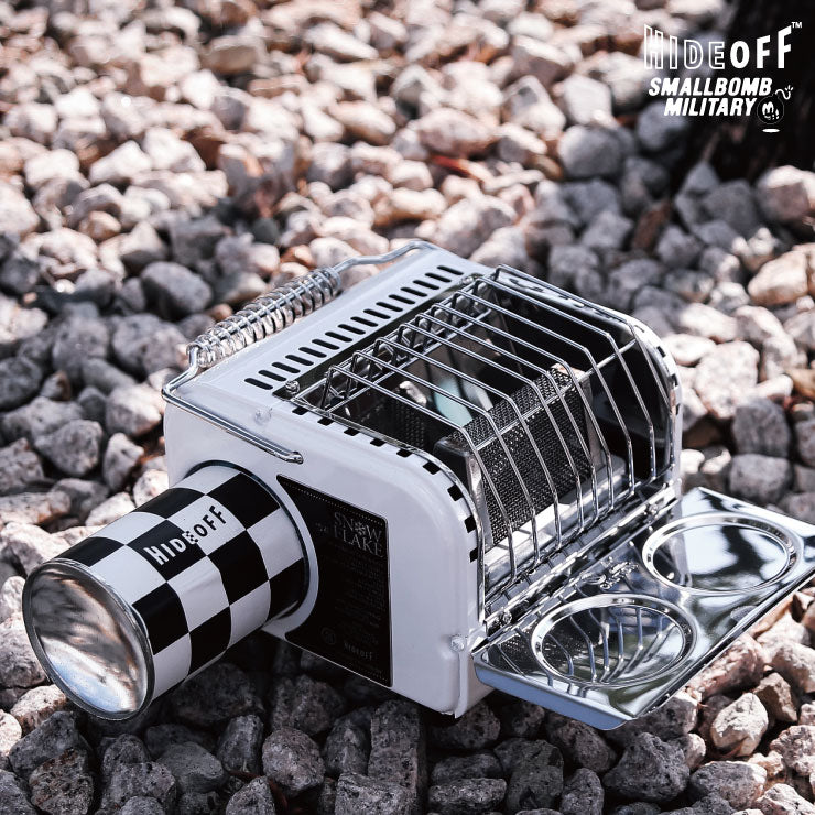 HIDEOFF • Military Heater 軍風solo迷你暖爐(雪白季限定)