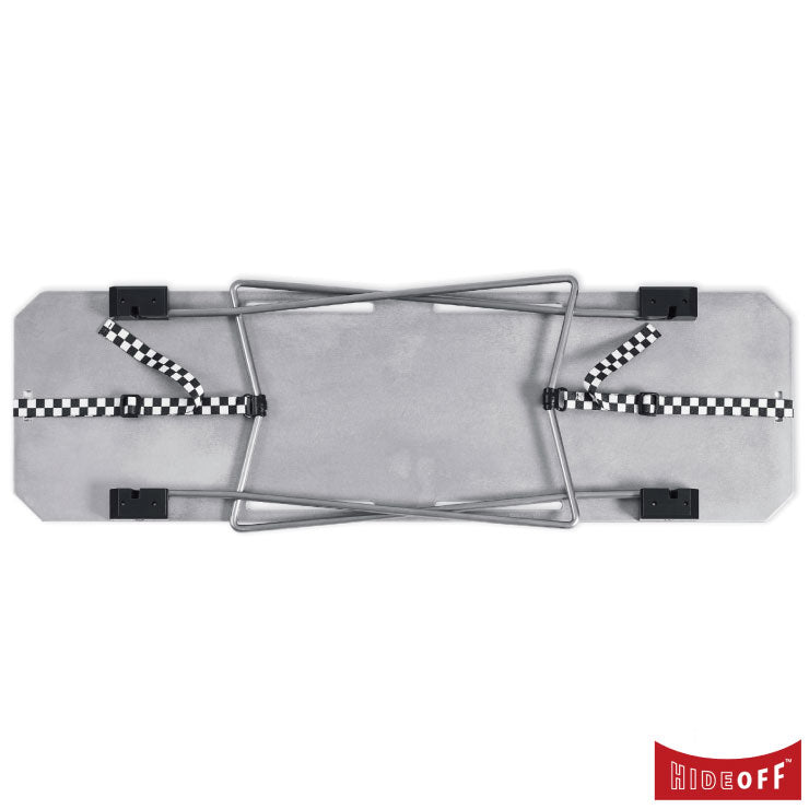 HIDE OFF • METAL FLAT 1P 鋁合金平板桌(小) 附燈柱和原廠收納袋