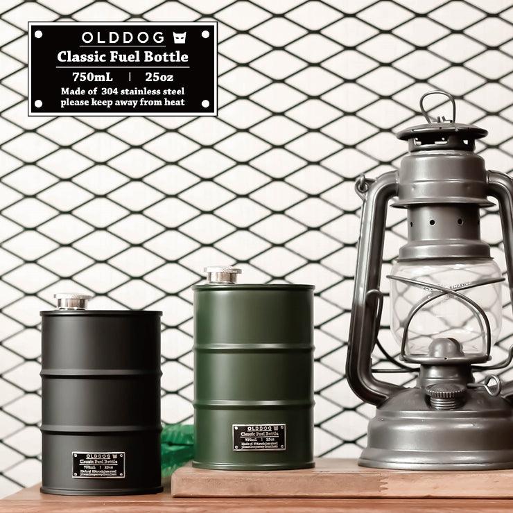 OLDDOG • Fuel Bottle 燃料攜行罐 750ml (黑/軍綠) 2款