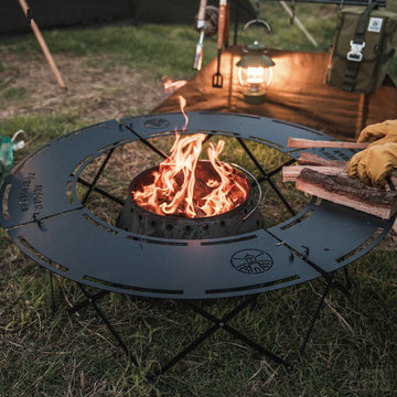 SKOGEN • 營火圓鐵桌 (Black 消光黑) K300 Stove Table - 附原廠收納袋 🈹 優惠活動中