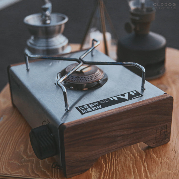 a piece of luggage sitting on top of a wooden table 